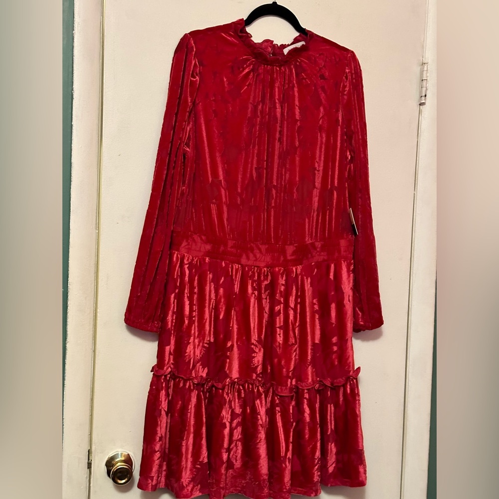 Eloquii mini ruffled dress